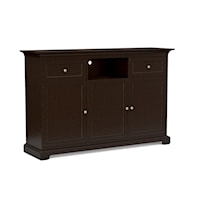 Transitional Customizable 63" Extra Tall 41" TV Cabinet