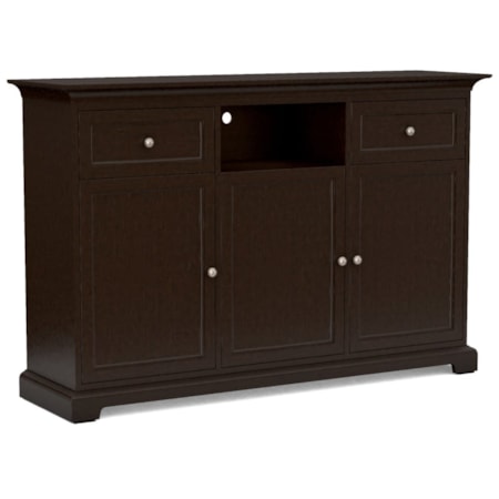 63" Wide Extra Tall TV Console