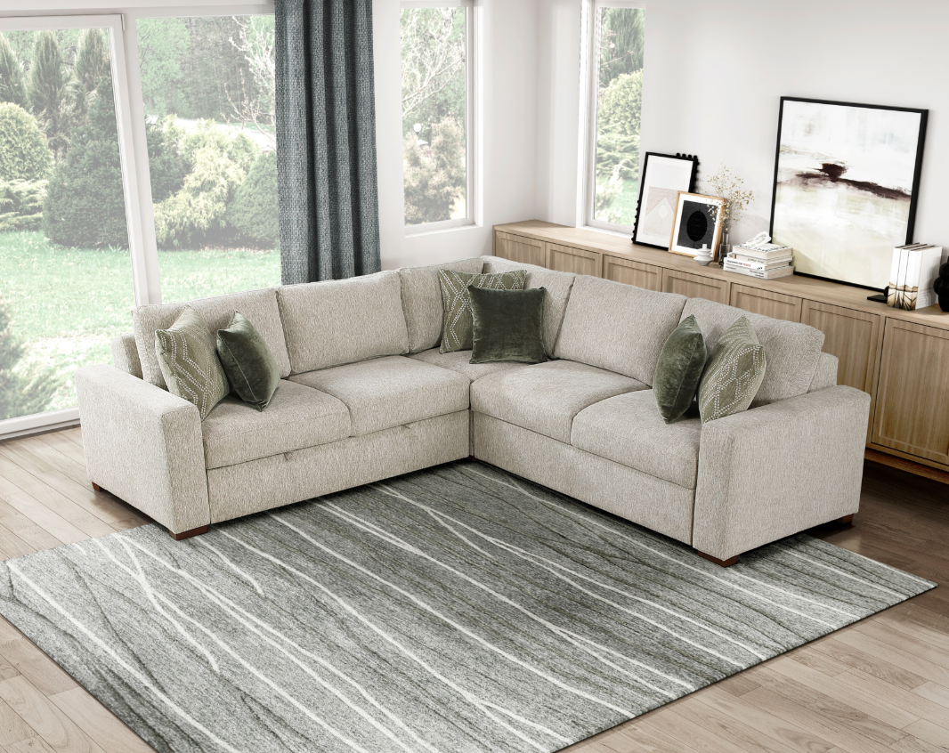 Homelegance Isla 3-Piece Sectional Sofa