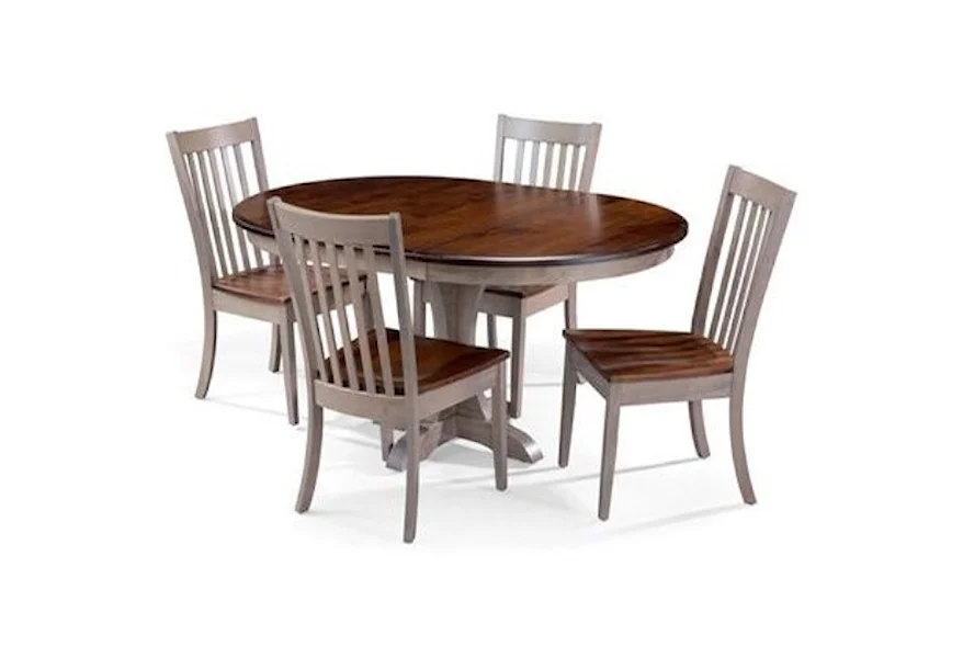 Amish Essentials Casual Dining 5 Piece Dining Set at Williams & Kay
