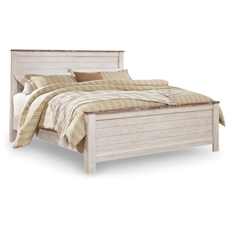 King Panel Bed