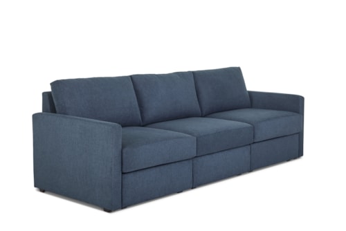 Flex Sofa with Narrow Arm - Denim
