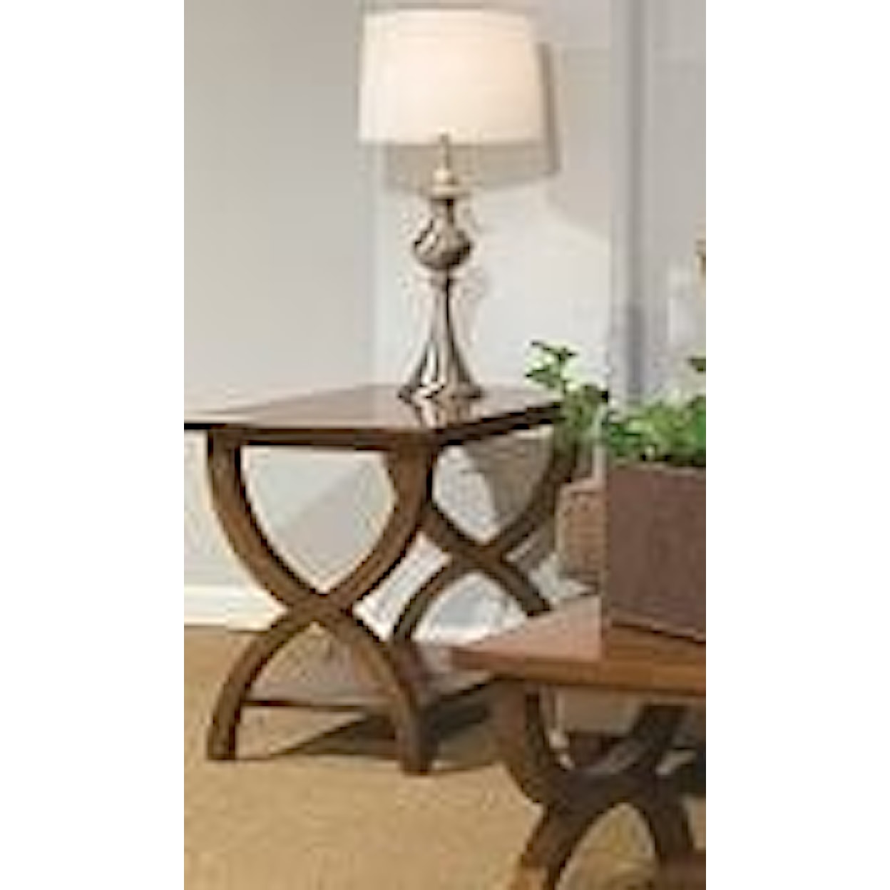 Durham Solid Accents Transitional End Table