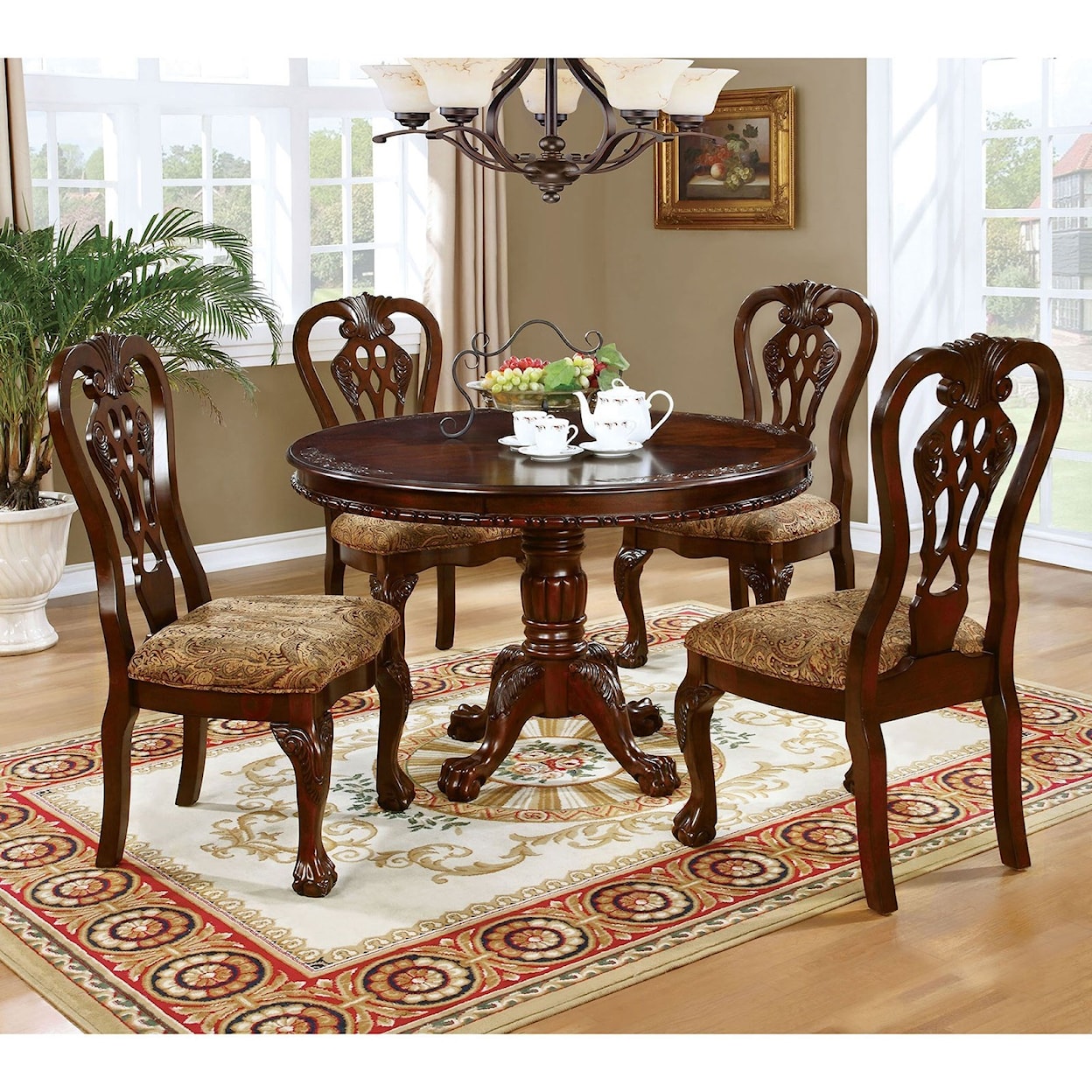 Furniture of America Elana Set of 2 Side Chairs