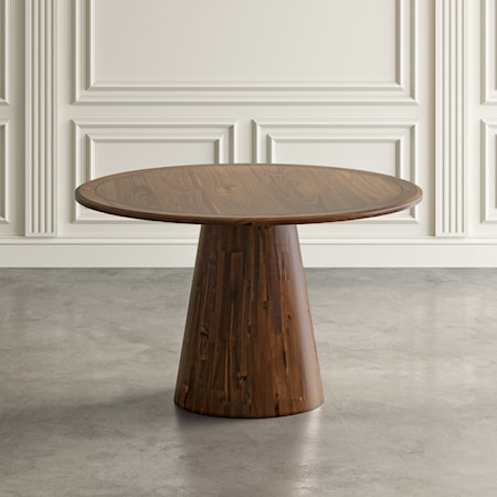 Round Dining Pedestal Table