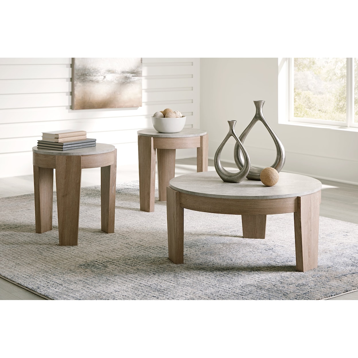 Ashley Furniture Signature Design Guystone Occasional Table Set