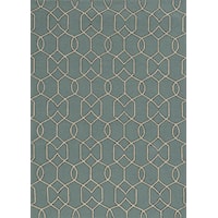 7' Square Spa Groovy Gate Rug