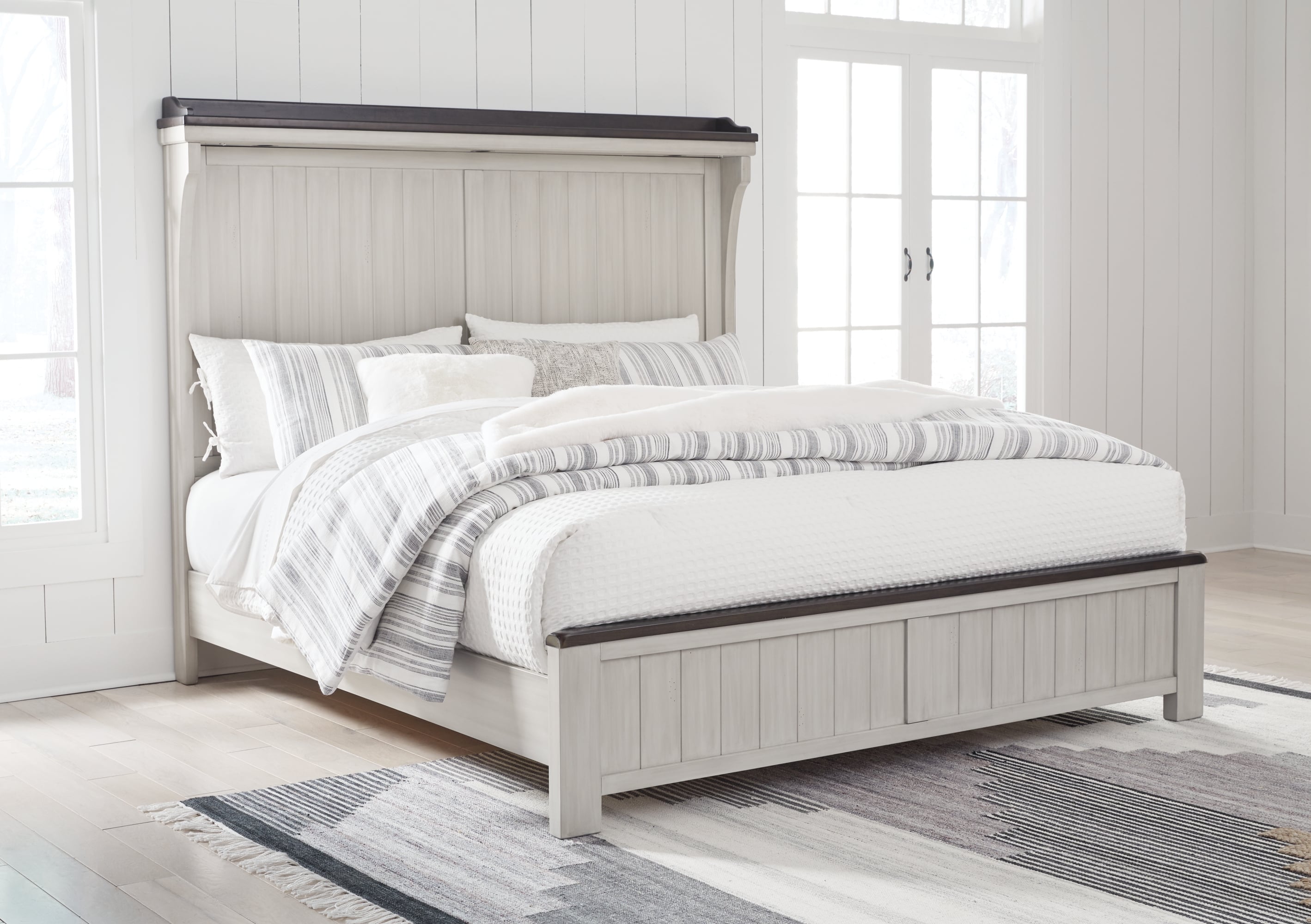 King Panel Bed