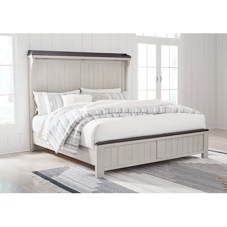 King Panel Bed