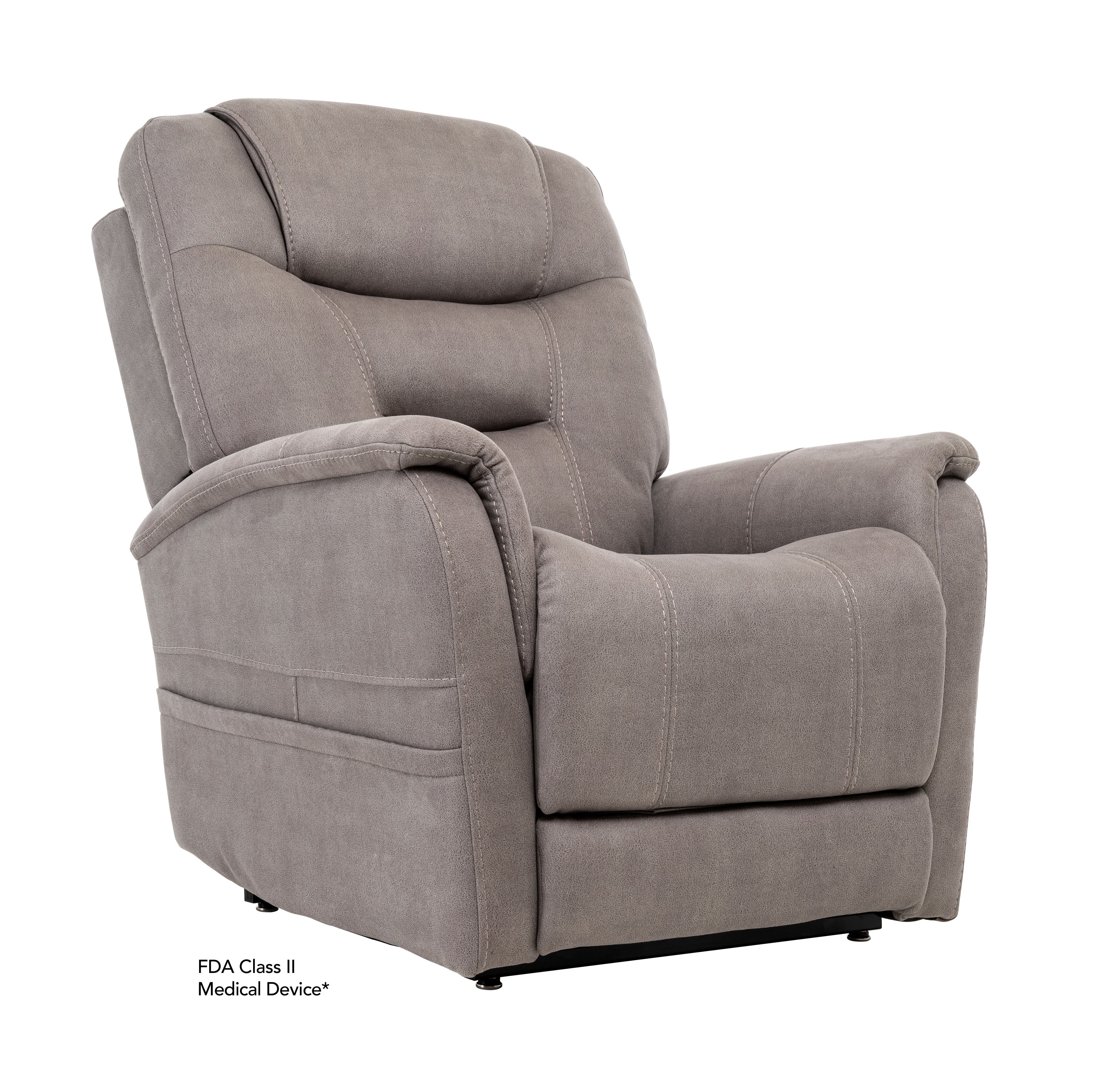 Casual Lift Recliner with Power Headrest and Power Lumbar