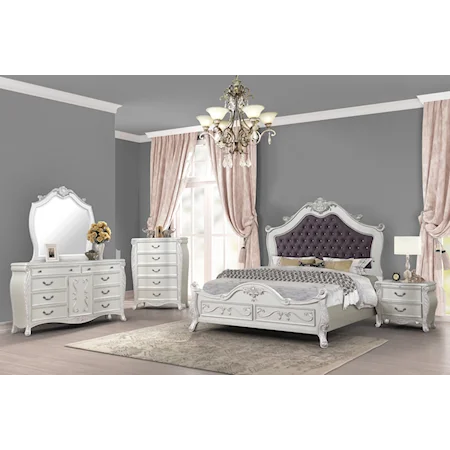 Glam 5-Piece Queen Bedroom Set