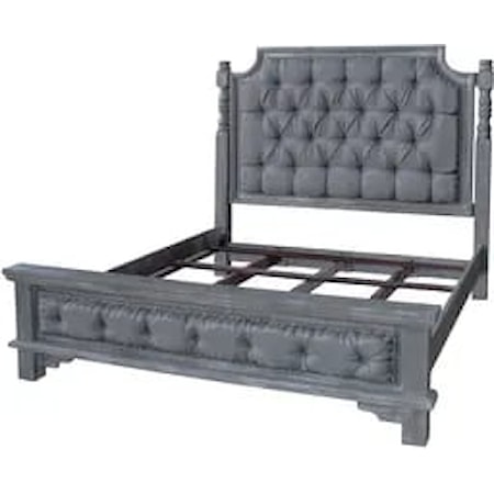 Upholstered Queen Panel Bed