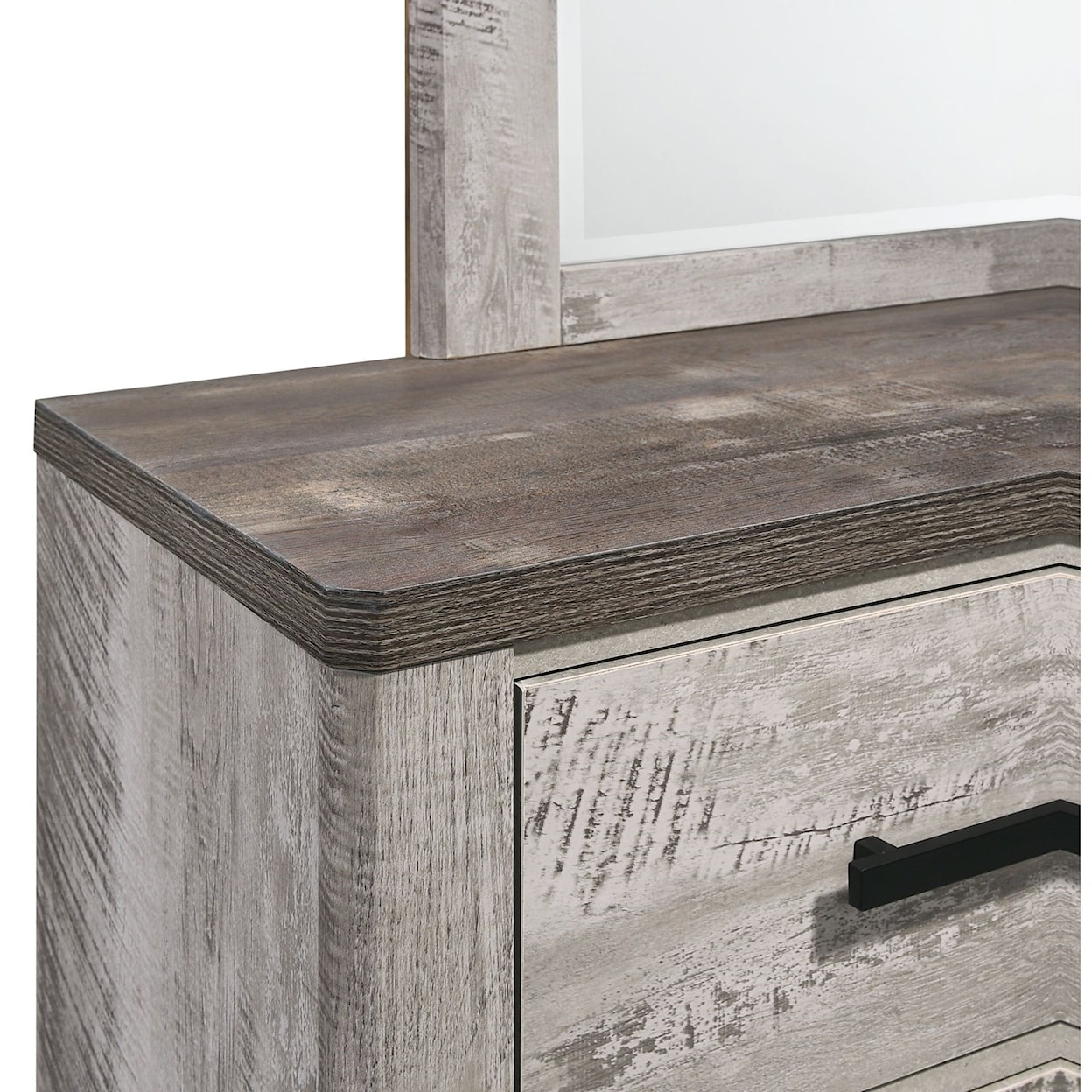 Elements Millers Cove- 6-Drawer Dresser with Mirror