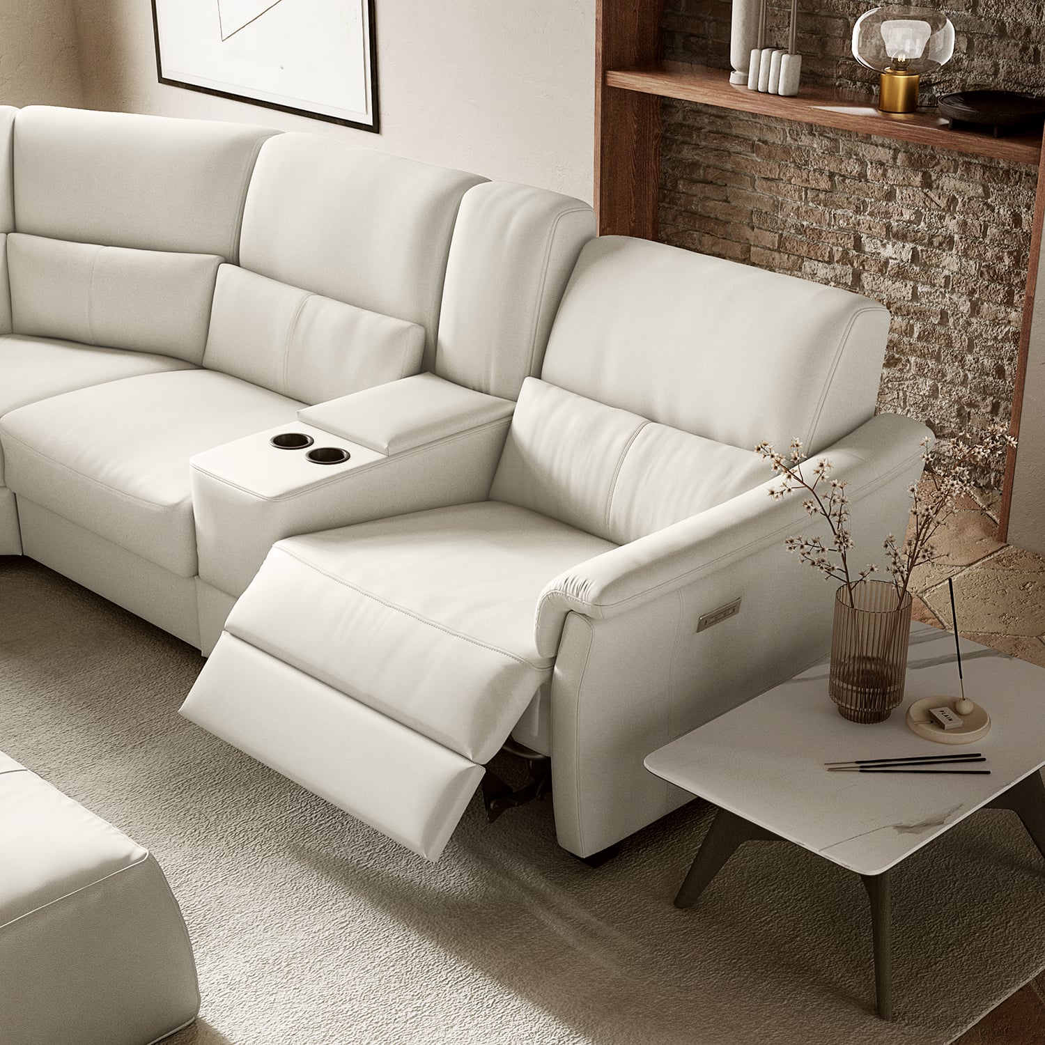 Natuzzi Editions Astuzia 447122843 Astuzia L-Shaped Natuzzi Editions Astuzia 447122843 Astuzia L-Shaped