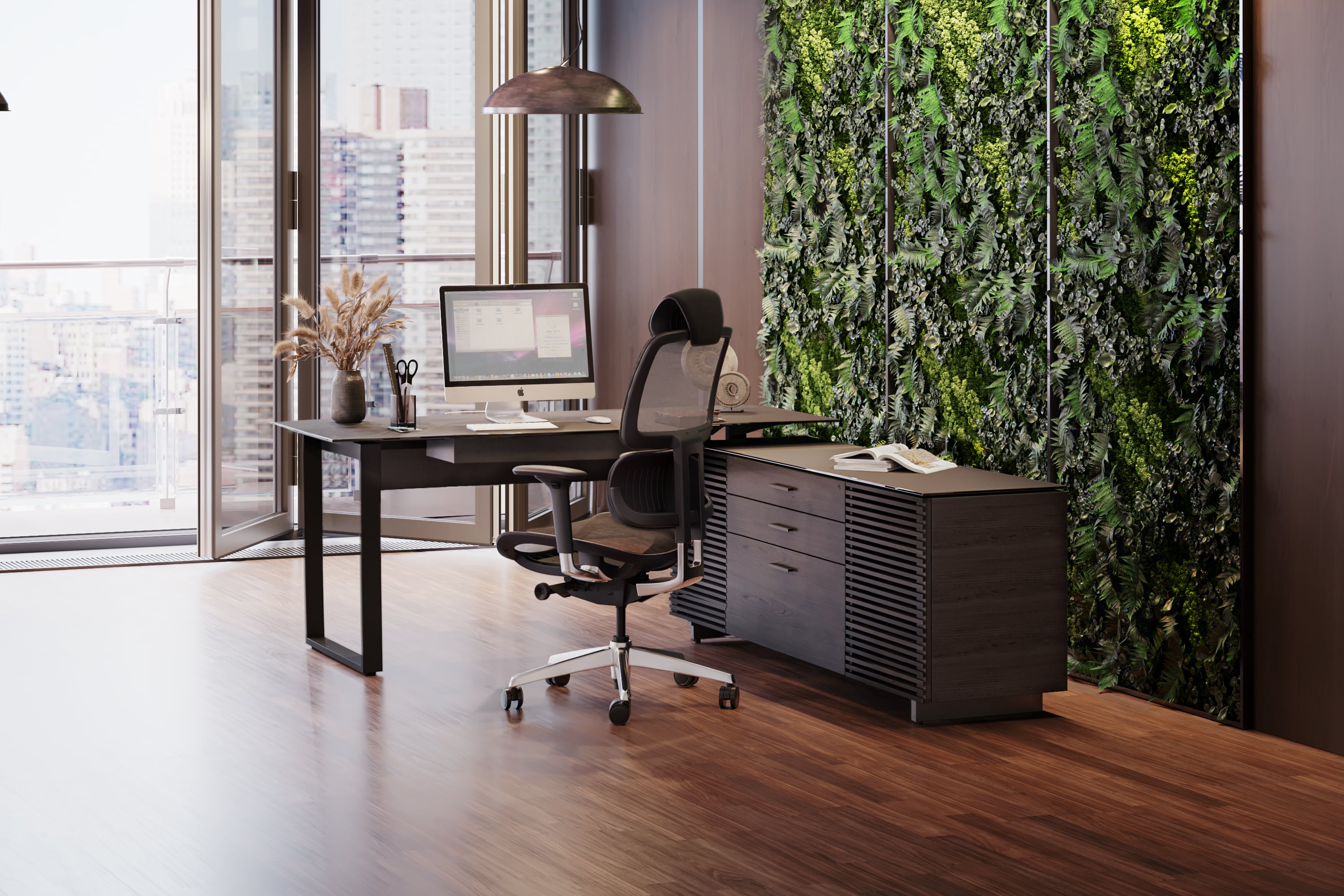 BDI Corridor L-Shaped Desk