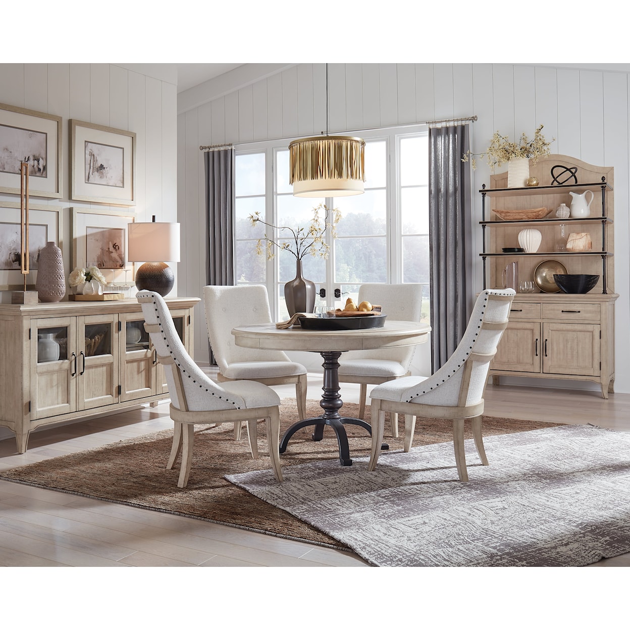 Magnussen Home Harlow Dining 5-Piece Dining Set