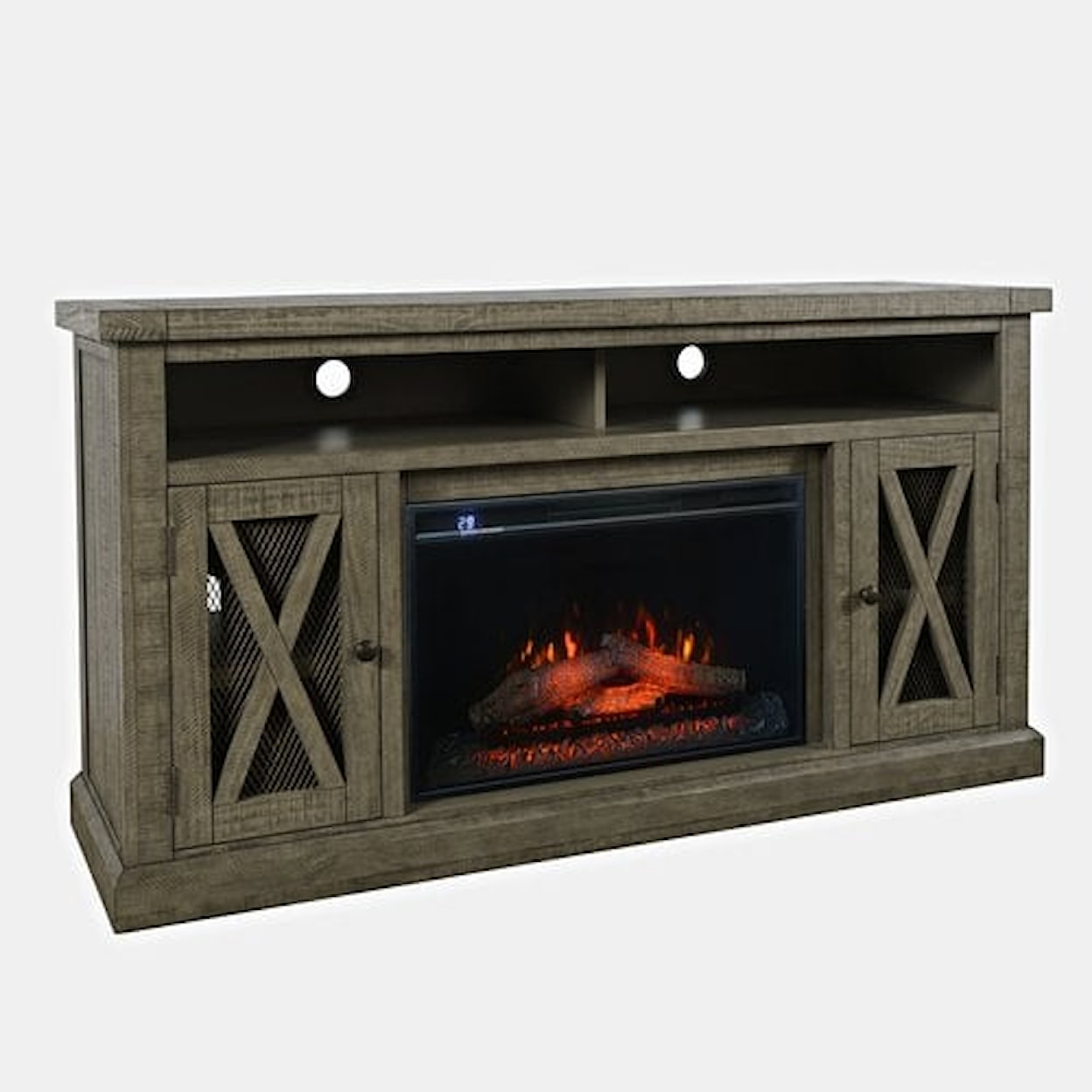 Jofran Tomlin Fireplace with Logset