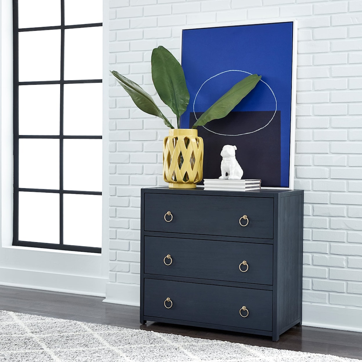 Liberty Furniture East End 3-Drawer Accent Cabinet