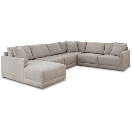 6-Piece Modular Sectional with Chaise