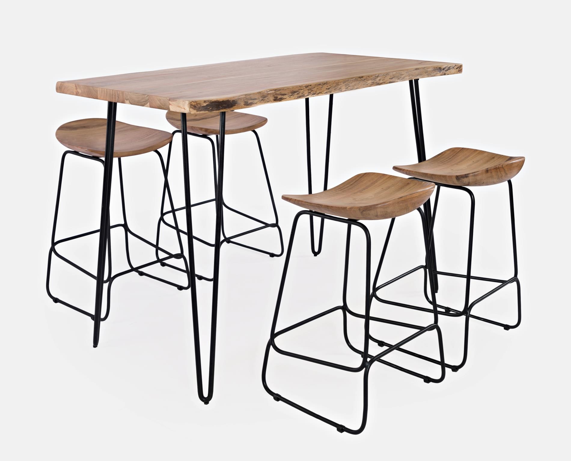 5-Piece Counter Table and Stool Set