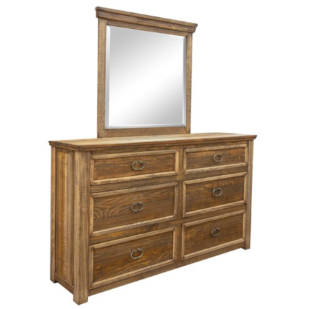 6-Drawer Dresser and Mirror