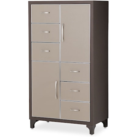 Contemporary 6-Drawer Vertical Chest