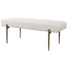 Uttermost Olivier Olivier White Bench