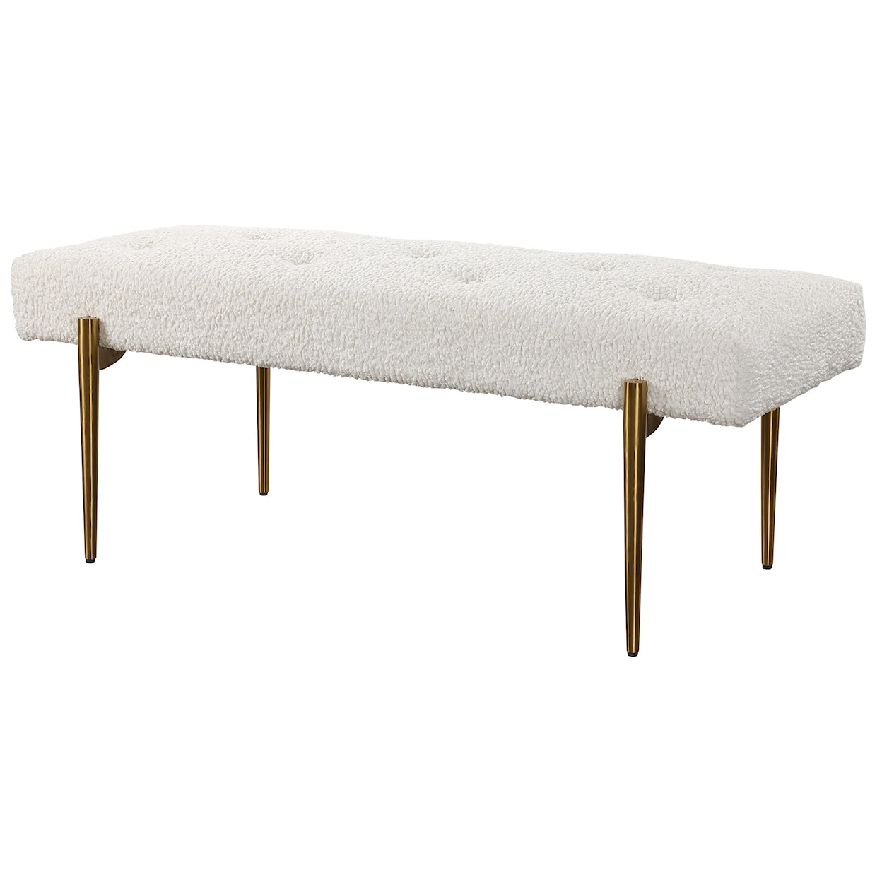 Uttermost Olivier Olivier White Bench