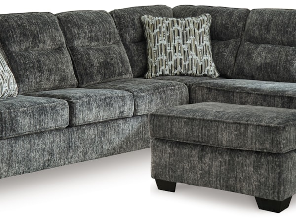 2-Piece Sectional And Ottoman