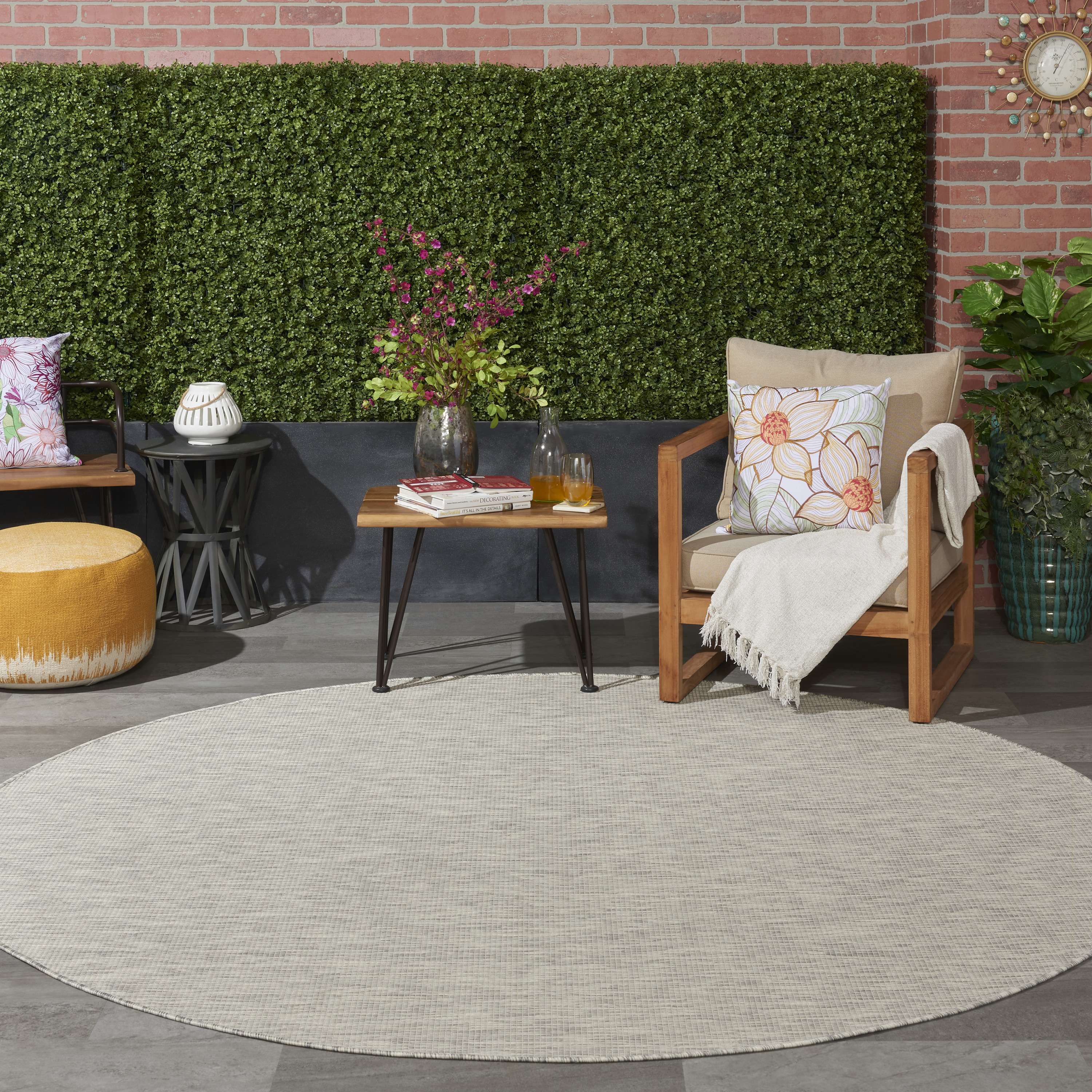 Nourison Positano 8' Round  Rug