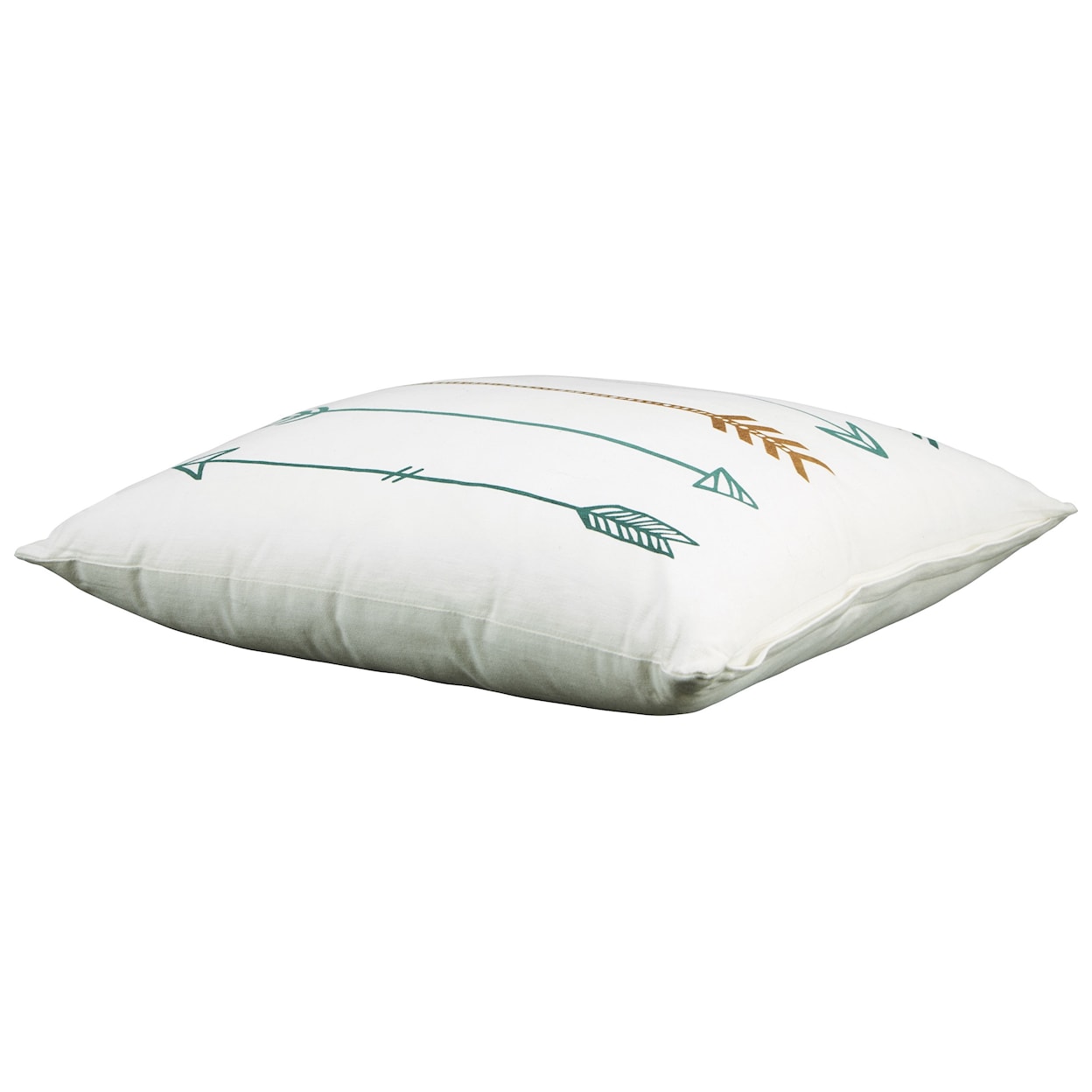 StyleLine Gyldan Gyldan White/Teal/Gold Pillow