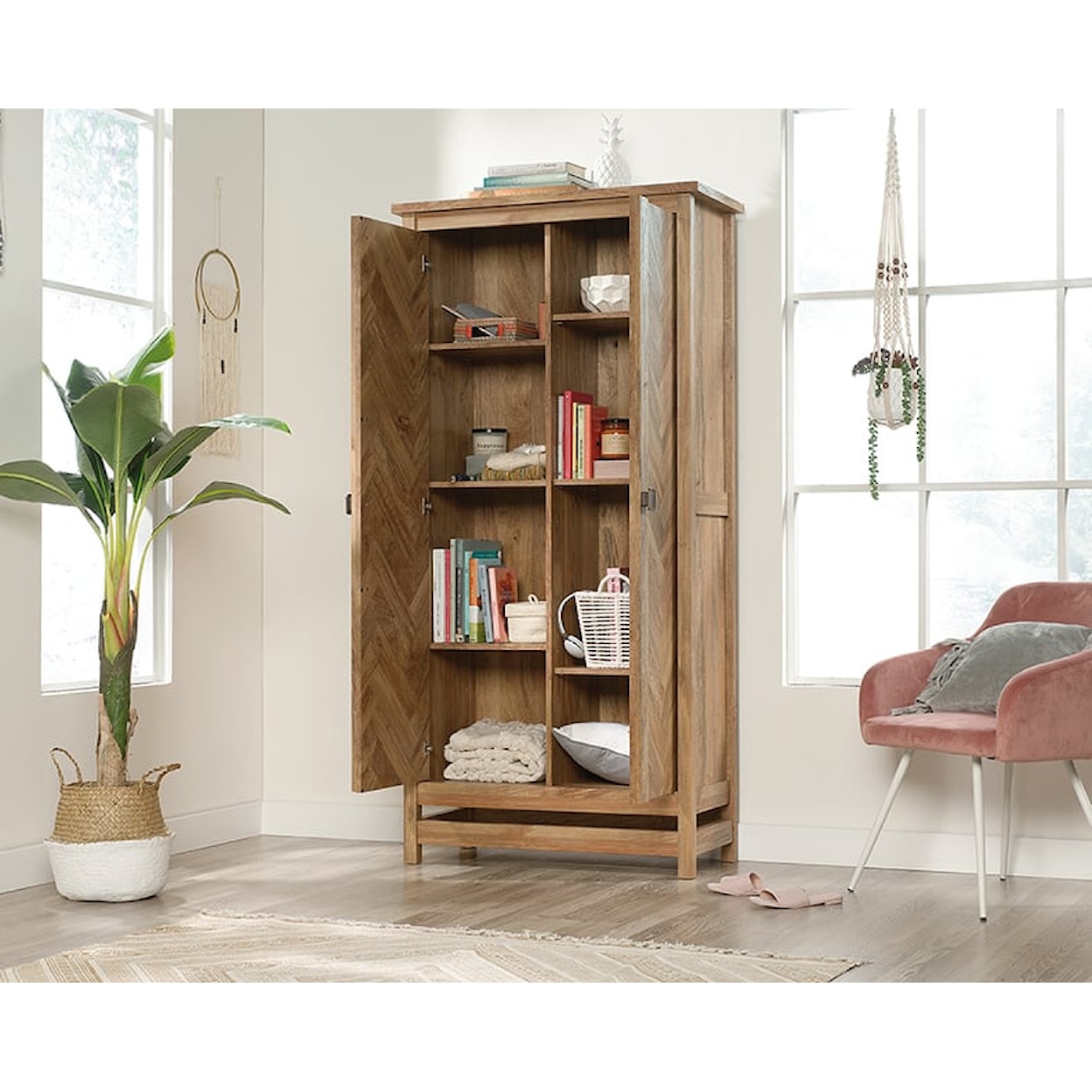 Sauder Cannery Bridge Two-Door Storage Cabinet