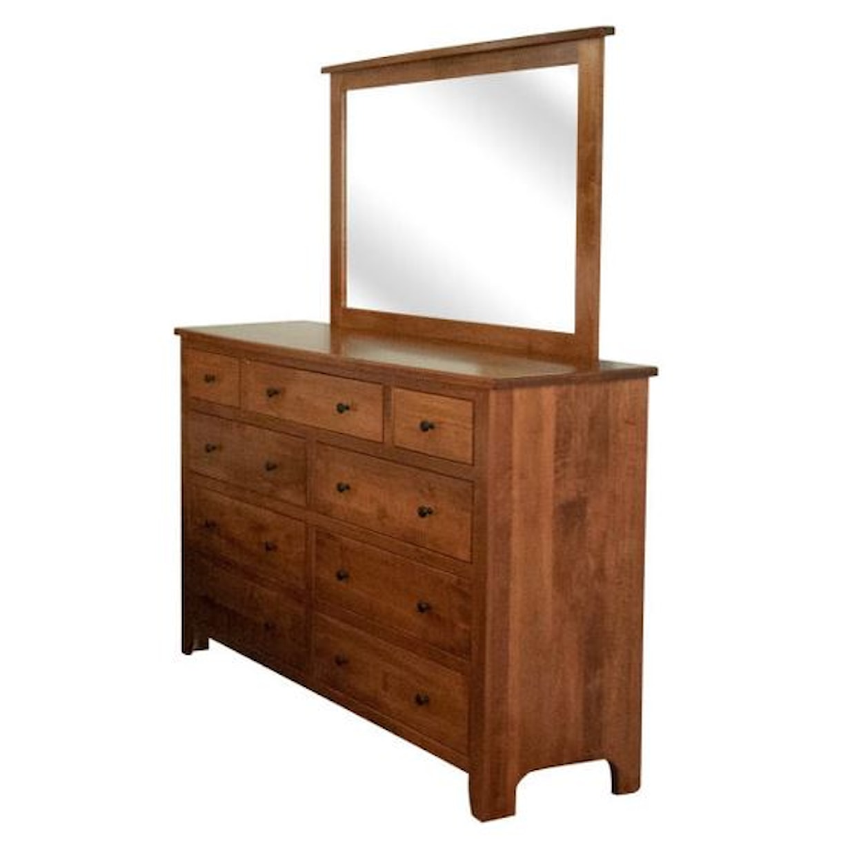 Buckeye Furniture Shaker Customizable Solid Wood Dresser