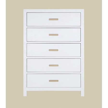 Transitional 5-Drawer Chest