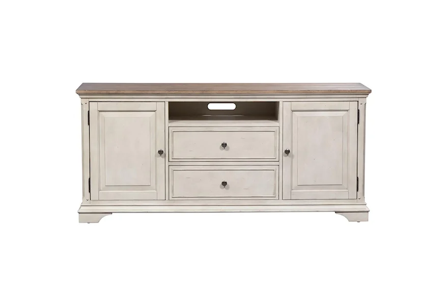Morgan Creek 66 Inch TV Console by Liberty Furniture at Schewels Home
