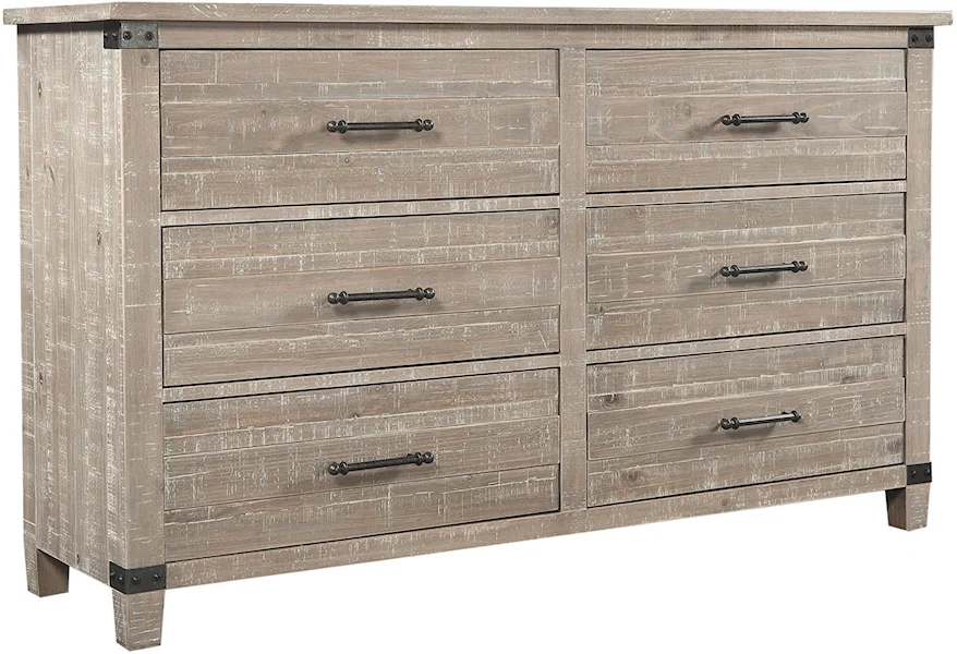 Foundry 6-Drawer Dresser by Aspenhome at Morris Home