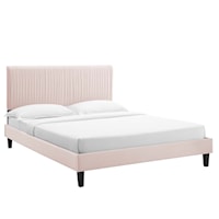 Performance Velvet Twin Platform Bed