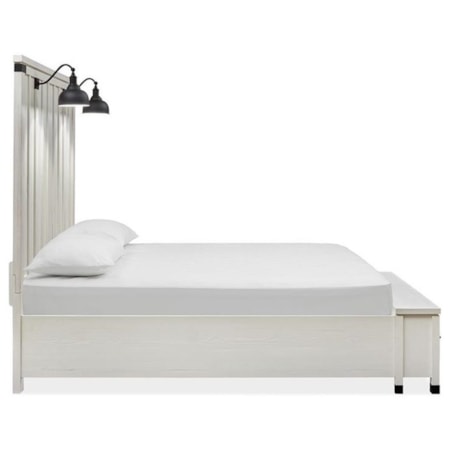 Queen Storage Panel Bed