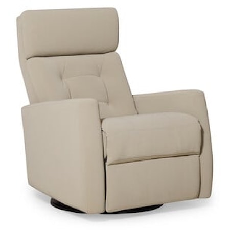 Baltic II Contemporary Swivel Glider Power Recliner w/ Power Headrest