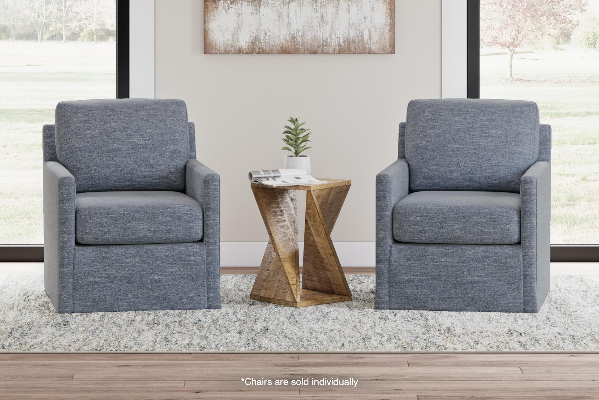 Signature Design by Ashley Nenana Next-Gen Nuvella Swivel Glider Accent Chair