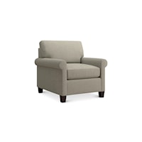Casual Chair with Rolled Arms