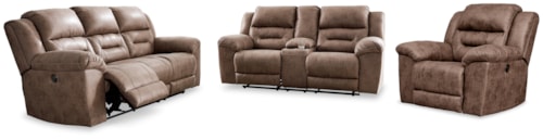 Power Reclining Sofa, Loveseat And Recliner