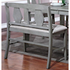 Urban Styles Napa Gray NAPA GREY PUB BENCH |