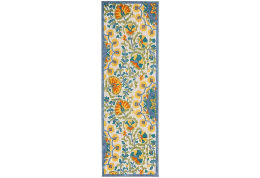 Aloha 2'3" x 8'  Rug by Nourison at Home Collections Furniture
