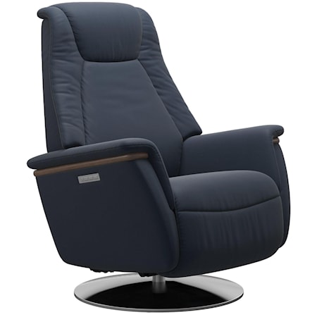 Large Power Recliner with Steel Base