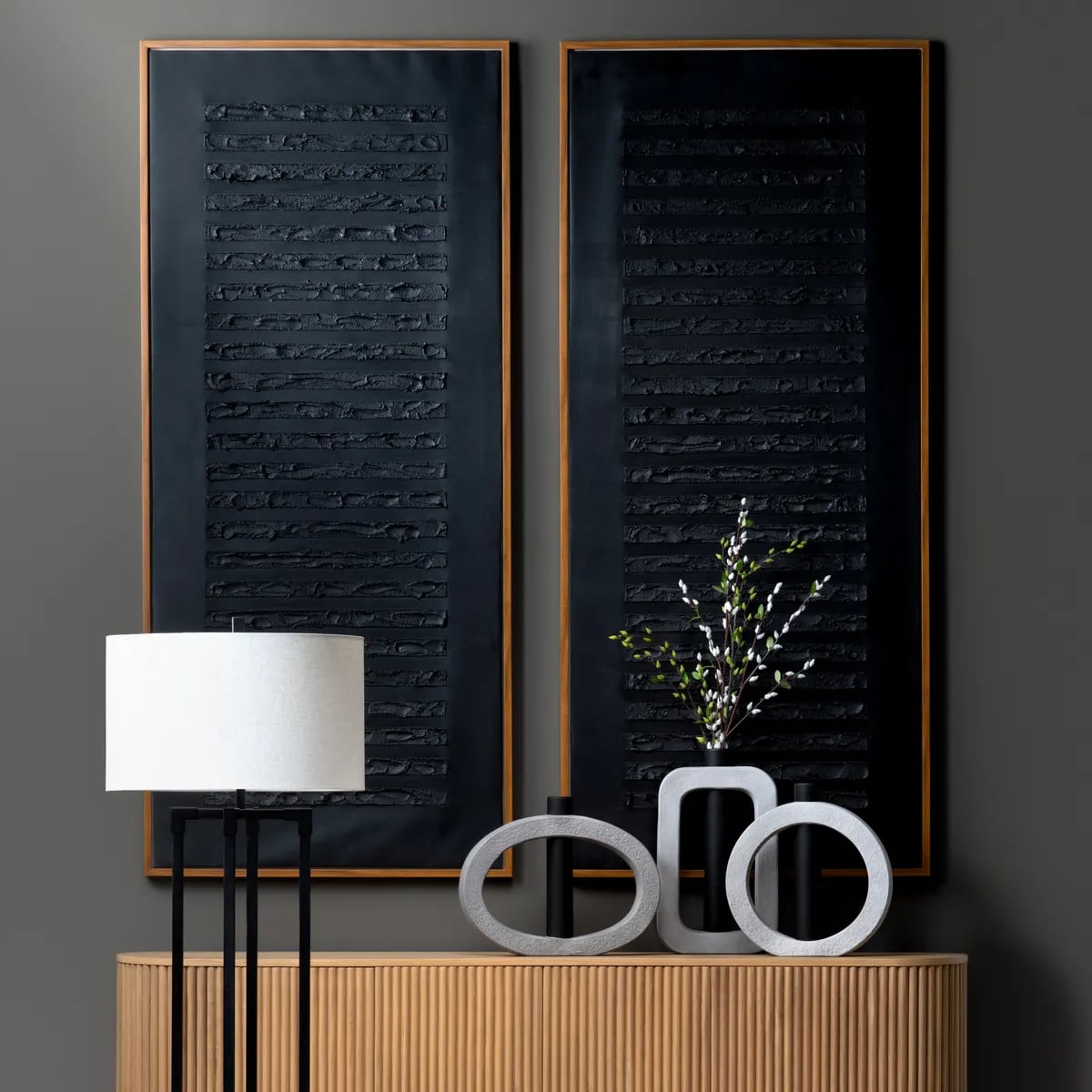 Barrow Framed Canvas - Set of 2