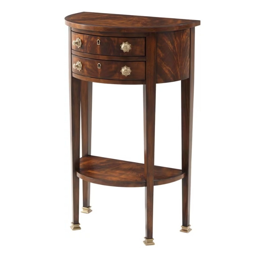 Demi Lune Accent Console Table