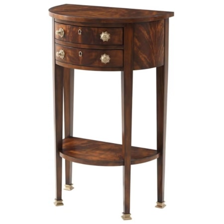 Demi Lune Accent Console Table