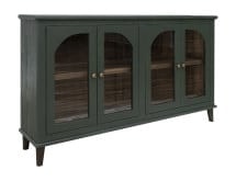 Modern Farmhouse 4-Door Console with Metal Handles