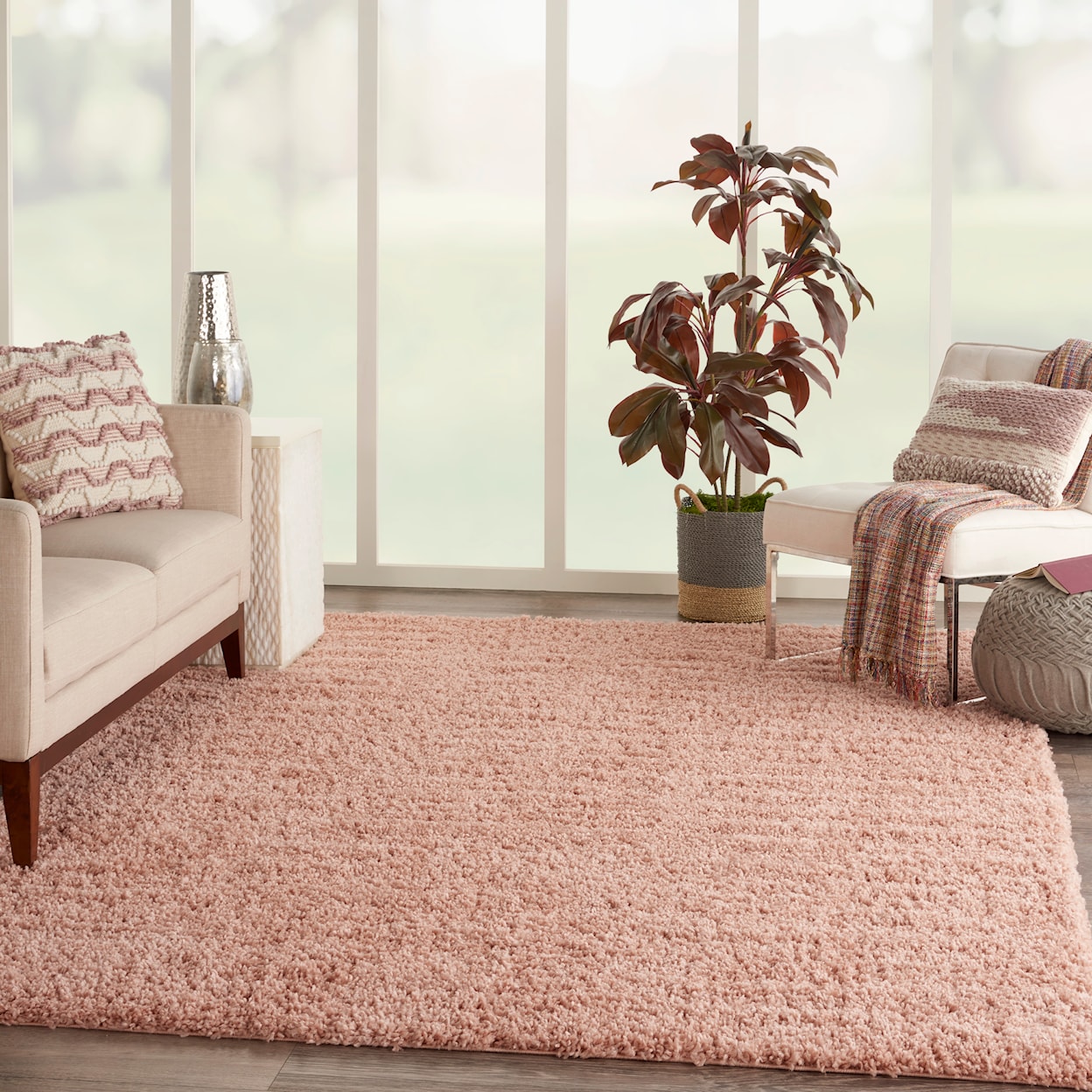 Nourison Malibu Shag 6' x 9'  Rug